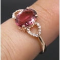 thumbnail image 2 of HeartsAndYou 2.6ct Natural Ruby Diamond Engage Ring Split Band Solitaire 14k SOLID Rose Gold, 2 of 8