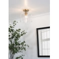 thumbnail image 3 of ESAC10MBLB AFX Elsa - 1 Light Flush Mount-9.75 Inch Tall and 10 Inch Wide-Light Antique Brass Finish, 3 of 3