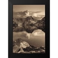 thumbnail image 2 of Majchrowicz, Alan 11x14 Black Modern Framed Museum Art Print Titled - Sawtooth Lake Sepia, 2 of 5