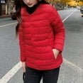thumbnail image 7 of FDGIU Women's Lightweight Quilted Puffer Jacket - Long Sleeve Zip Up with Pockets, Loose Fit Warm Winter Casual Outerwear Coat, 7 of 7