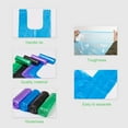 thumbnail image 3 of Bolsa de basura gruesa desechable con asa de amarre para trabajo pesado Eccomum Azul, 3 of 7
