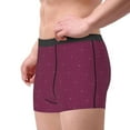 thumbnail image 2 of Pofeuu Small Stars Print Men’s Boxer Briefs, Moisture-Wicking Underwear, Regular,Trunk-X-Large, 2 of 5