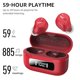 thumbnail image 5 of TOZO Auriculares inalámbricos híbridos con cancelación activa de ruido, 6 micrófonos ENC Clear Call, IPX8 resistente al agua, auriculares internos Bluetooth 5.3 Auriculares estéreo para graves 59H tie, 5 of 5