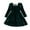 Green, variant on Elainilye Fashion Girls Velvet Dress Bow Princess Dresses Long Sleeve Pleated Dress, Sizes 3-8 Years