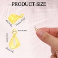 thumbnail image 2 of BZUEPRS 4 Pcs Pendant Clasp for Necklace, 925 Sterling Silver Bail Connector with Loop Charm Clasp Necklace Clasp Jewelry Clasp Connectors Pinch Bails for Pendants Jewelry Making (Silver), 2 of 14