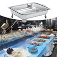 thumbnail image 2 of facefd Plateau de Buffet Plat de Service de Buffet Plat Anti-Frottement pour Réception Mariage Banquet arc, 2 of 9