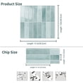 thumbnail image 6 of DEWOO 10 Sheet Thicker Peel and Stick Backsplash Tile,3D Self Adhesive Wall Tiles Stick on Backsplash for Kitchen,Bathroom,Camper (12"×12",Light Blue), 6 of 18