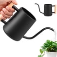 thumbnail image 7 of Wuxiuli Stainless Steel Long Spout Black Small Watering Can for Indoor Plants 1pack, 7 of 7