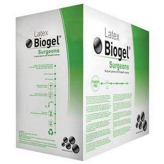 Molnlycke 30470 - Glove Surgical PF Latex Size 7 Sterile Straw Colored Biogel 50Pr/Bx
