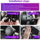 thumbnail image 5 of Perilla giratoria universal para volante de coche, 1 perilla de silicona de 360°, ahorra mano de obra, se puede usar en coches y levas., 5 of 5