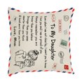 thumbnail image 3 of Naiovety Funda de almohada de piel de melocotón con letras de 45x45cm, diseño personalizado, funda de almohada decorativa, funda de cojín para el Decoración del hogar mamá a dor Naiovety HA002997-04, 3 of 6