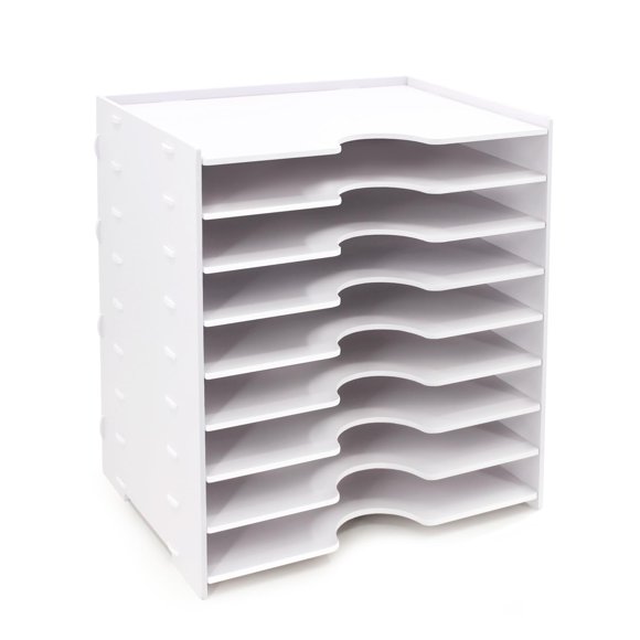 SONGWAY File Organizer for Desk - 9 Tier Wide Doc