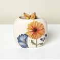thumbnail image 3 of Watercolor Floral Bathroom Set - Toothbrush Holder, 3 of 6