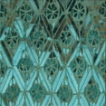 thumbnail image 1 of Ahgly Company Machine Washable Indoor Square Transitional Deep-Sea Green Area Rugs, 7' Square, 1 of 7