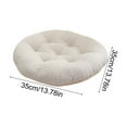 thumbnail image 5 of Floor Pillow for Sitting on Floor, Corduroy Floor Mat with Pearl Fluff Filling, 40x40x6 Cm Thick Tatami Style Cushion for Reading, Yoga, and Board Games in Living Room or Balcony,Vsgery, 5 of 9