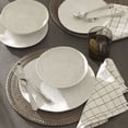 thumbnail image 4 of Oneida Terrazzo Cream 12-Piece Beige Melamine Tableware Set (Service for 4), 4 of 7