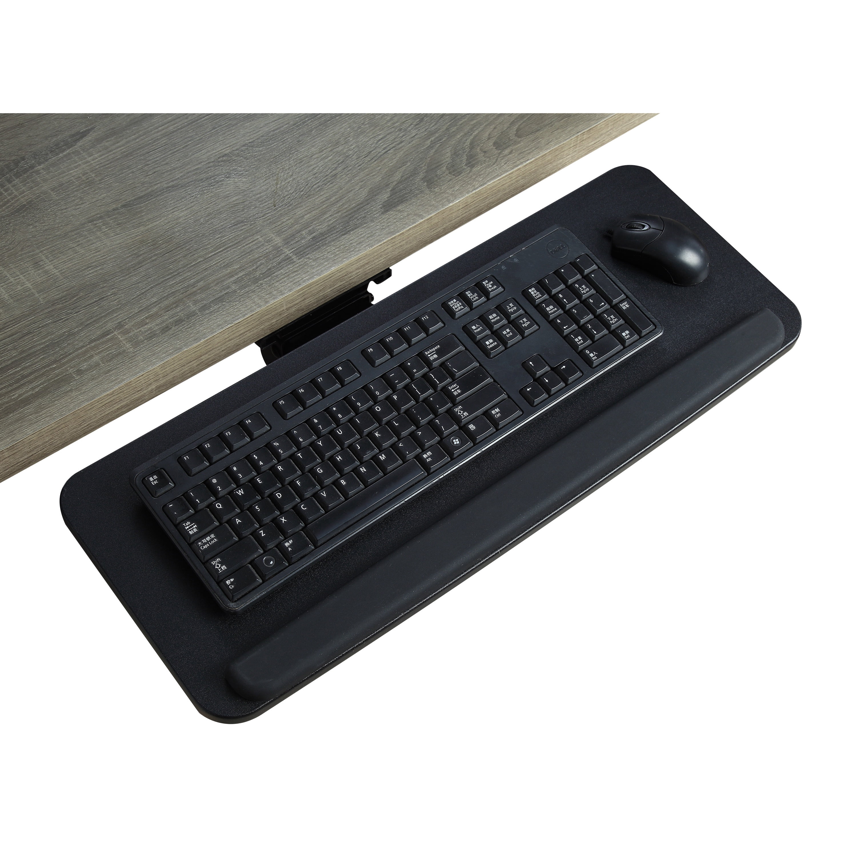 Lorell, LLR99543, Universal Keyboard Tray, 1, Black