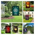 thumbnail image 2 of Bandera de jardín con patrón de luna, poliéster antidecoloración, mano de obra fina, pancarta de jardín de doble cara para Patio, 2 of 5