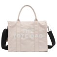 thumbnail image 1 of New Korean Simple Fashion Crossbody Artistic Letter Printed Large Bag Canvas Shoulder Bag for Women, 1 of 3