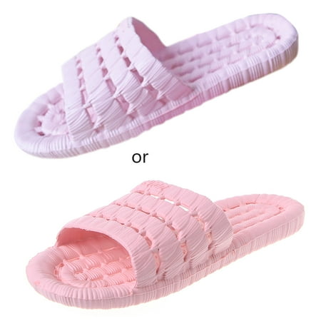 

TIERPOP Bath / Shower / Spa Womens Plastic Soft Slippers Casual Style Flat Sandals