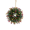 thumbnail image 2 of Inerposs Artificial Flower Wreath, Spring Summer Decorative Wreath, Front Door Home Decor, Wedding and Easter Decoration, Multi-functional Indoor Outdoor Decor, 2 of 6