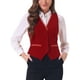 thumbnail image 1 of CHALECO DE VELVET INSPIRADOR CHIC PARA MUJER, SIN MANGAS, ESTILO RETRO, BLAZER STEAMPUNK, VESTIDO ELEGANTE, COLOR ROJO, 1 of 5