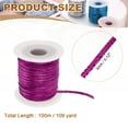 thumbnail image 2 of Uxcell Hair Strings for Braids (100m 1/8 Inch) - Metallic Hair Braiding String Band Hair Wrap String Dreadlock Braiding Rope, for Hair Braiding Twist, Dark Purple, 2 of 7