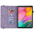 thumbnail image 4 of Allytech Samsung Galaxy Tab A 10.1" 2019 Case T510 T515 [NOT for T580], PU Leather Multi Angle Kickstand Folio Flip Shockproof Anti-scratch Case Cover for Samsung Galaxy Tab A 10.1 2019 T510,Purple, 4 of 6
