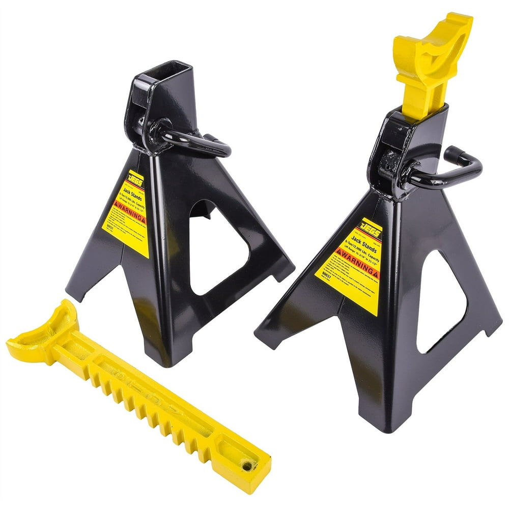 JEGS Welded Steel 6Ton Jack Stands