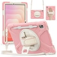 thumbnail image 1 of Funda para Samsung Galaxy Tab Tab S11 (11 pulgadas) 2025 SM-X730/SM-X736B, funda protectora a prueba de golpes para niños con soporte para lápices, correa de mano giratoria 360 y soporte, correa de, 1 of 9