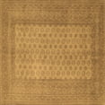 thumbnail image 1 of Ahgly Company Indoor Square Southwestern Brown Country Area Rugs, 6' Square, 1 of 4