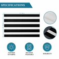 thumbnail image 6 of Modern Stripes Lines Placemats Set of 4,Wipeable Washable Table Mats for Dining Tables, Classic Black and White Place Mats for Kitchen Event Party Tabletop Decor, 6 of 9