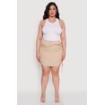 thumbnail image 2 of Womens Plus Size Toggle Drawstring Waist Midi Skirt, 2 of 5