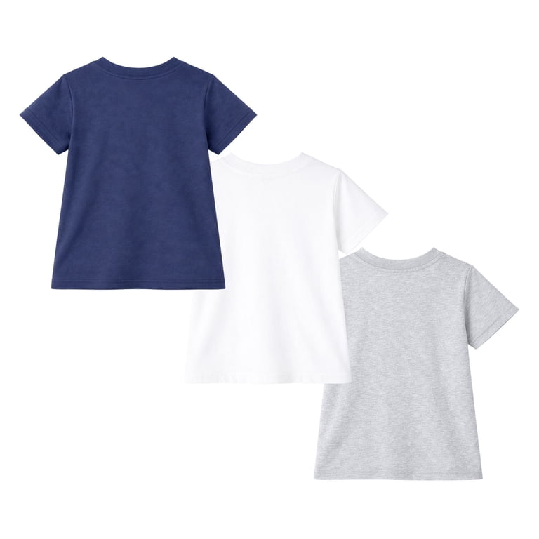 Hileelang Boys' 3-Pack Cotton Graphic T-Shirts photo 3