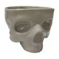 thumbnail image 2 of BiFandian Halloween Skull Ceramic Serving Bowl Set, 300 Milliliter Small 500 Milliliter Large Skull Bowl, Halloween Decorations Indoor Outdoor Holiday Party Table Decor for Snacks, Treats, 2 of 7