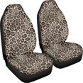 thumbnail image 3 of POLERO Leopard Print Washable Front Seat Cover for Auto Interior, Polyester Removable Vehicle Seat Covers Truck, 3 of 13