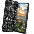 thumbnail image 1 of Black-white-elegant-Boho-Paisley-MagSafe-s-Floral-Pretty-Aesthetic-and-max-14 Phone Case, Degined for Samsung Galaxy A72 5G Case Men Women, Flexible Silicone Shockproof Case for Samsung Galaxy A72 5G, 1 of 1
