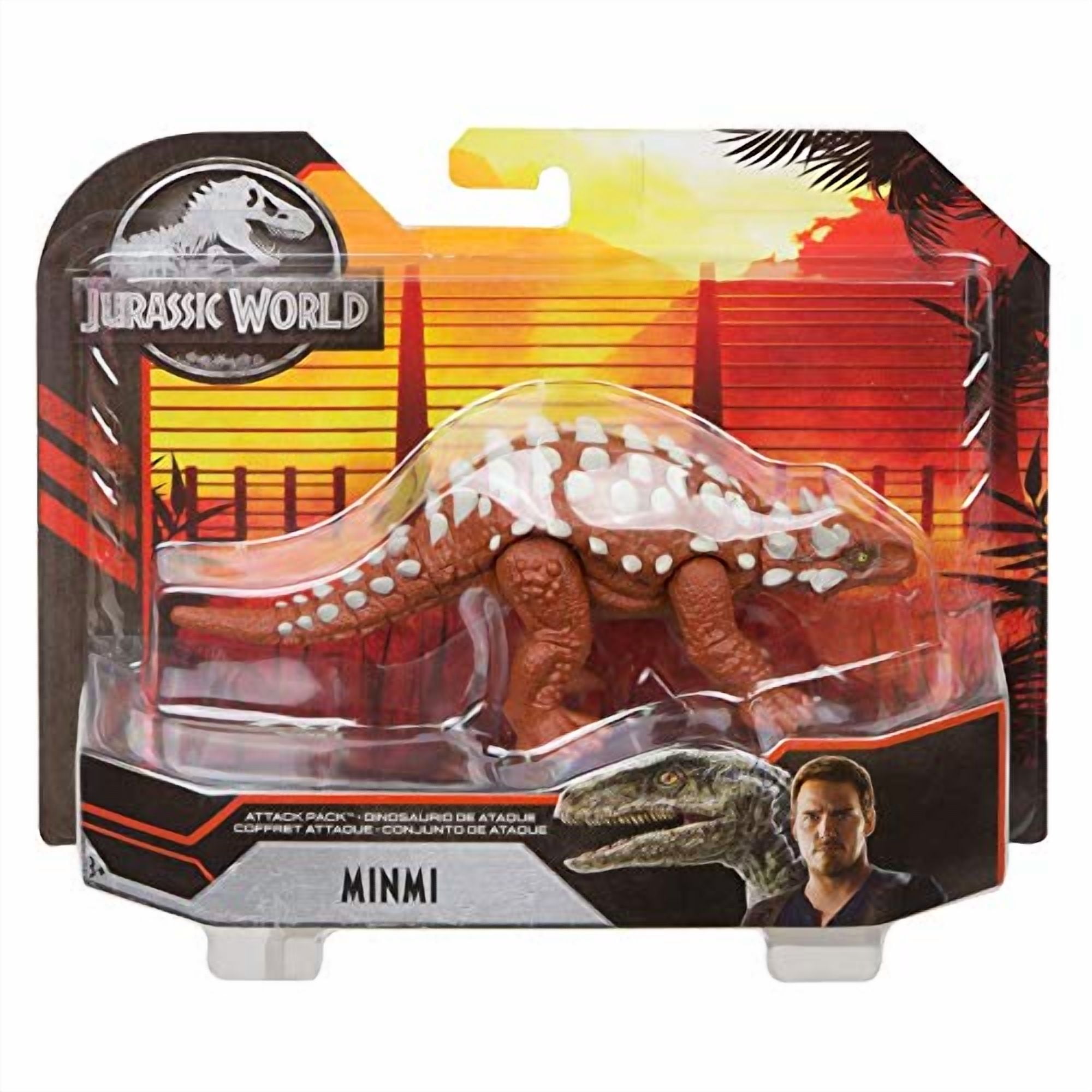 Minmi Jurassic World Poseable Dinosaur 4"