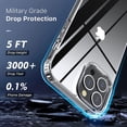 thumbnail image 3 of IBAOLEA Compatible avec Étui iPhone 13 Pro Max Transparente, Protection Anti-Jaunissement de Qualité Militaire Compatible avec Étui iPhone 13 Pro Max 6.7 2021, Absorbant les Chocs et les Rayures Transparent, 3 of 7