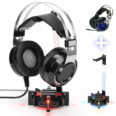Enhance Scoria Gaming Headset and Headset Stand Bundle - Walmart Gaming Kit