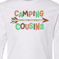 thumbnail image 4 of Inktastic Camping Cousins- arrow Long Sleeve Youth T-Shirt, 4 of 5