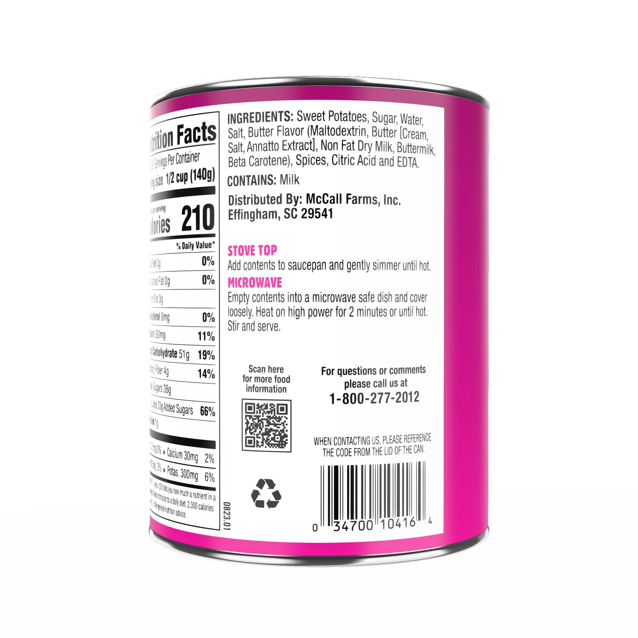 (8 pack) Royal Prince Canned Candied Yams, 15.5 oz, Can
