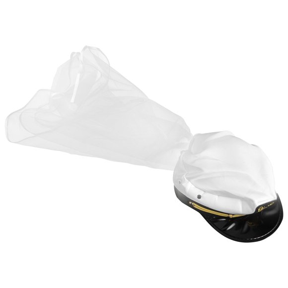 Houderco Sombrero Bridal Con Velo Para Fiesta Y Complemento De