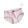 thumbnail image 3 of Qarigey Ropa interior elástica para mujer, calzoncillos de algodón para niña, bragas transpirables que absorben la humedad, ropa interior diaria Ropa interior Rosa claro L Qarigey AP000432-05, 3 of 6
