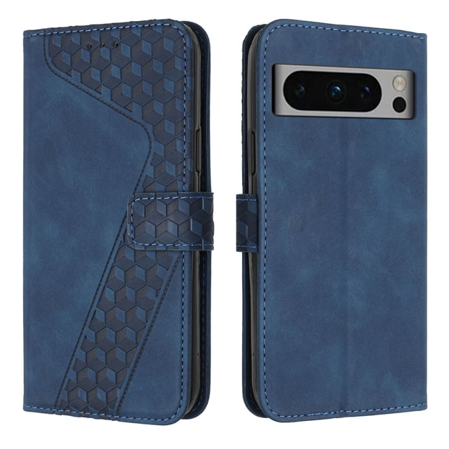 Compatible avec Google Pixel 8 Pro Étui Portefeuille Design avec Fentes pour Cartes Fermeture Magnétique Couverture