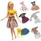 thumbnail image 1 of JM 10 piezas de ropa de muñeca Barbie de 30 cm, accesorios, ropa de moda, vestidos ER, 1 of 5