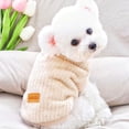 thumbnail image 2 of Pet Sweater; Warm Winter Plush Dog Sweater Knitwear Cat Vest; For Small & Medium Dogs, 2 of 10