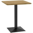 thumbnail image 1 of HOMCOM Table de Salle à Manger Carrée Table de Cuisine avec Base en Acier pour Salle à Manger, 1 of 10