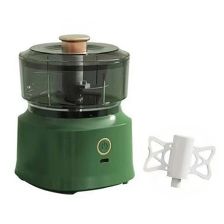 

PASILI Electric Garlic Tamper Onion Cutter Mixers Garlic Chopper Meat Grinder Visible green