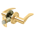 thumbnail image 2 of Deltana 6862L-003 Trelawny Home Series Door Leverset Privacy Left Handed Lifetime Polished Brass, 2 of 2
